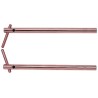 2 bras droits 350 mm + 2 électrodes inclinées Ø 12 mm Modular 230 et 400 Telwin