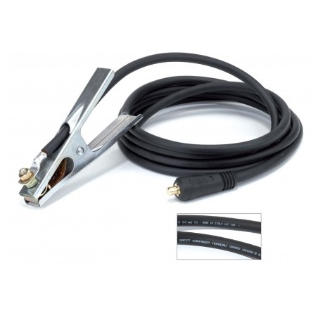 Pince de masse 400 A + câble 25 mm² 3m SACIT