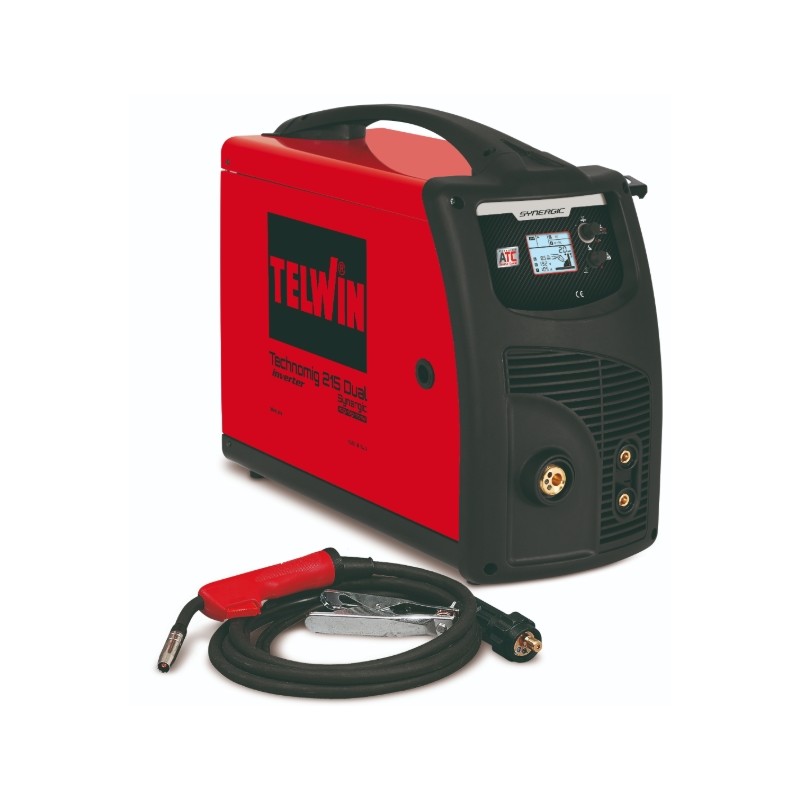 Poste à souder TELWIN TECHNOMIG 215 DUAL SYNERGIC