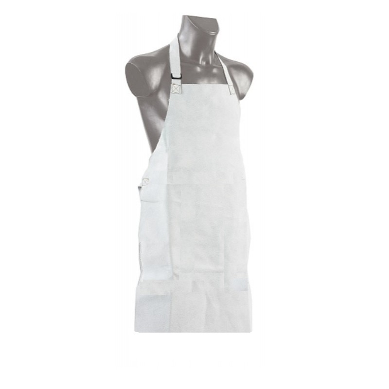 Tablier en cuir suédé ajustable