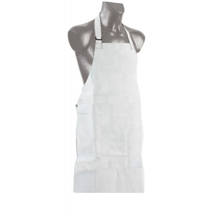 Tablier en cuir suédé ajustable