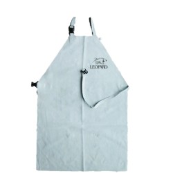 Tablier en cuir suédé ajustable