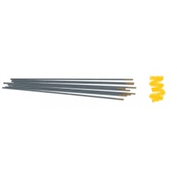 10 électrodes en tungstène au lanthane OR pour soudage TIG universel, longueur 175 mm