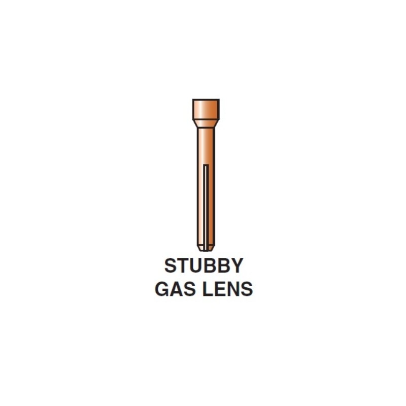 Pince serre-électrode STUBBY avec lentille à gaz 17 - 18 - 26