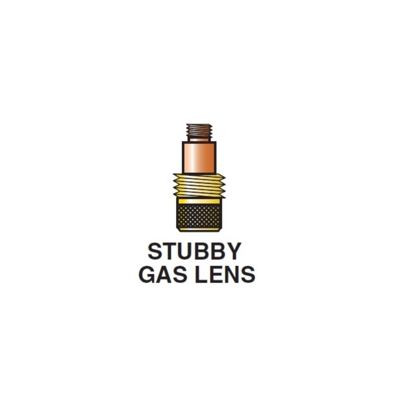 2 diffuseurs STUBBY GAS LENS pour torche tig 17 - 18 - 26