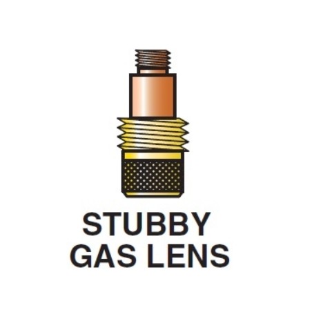 2 diffuseurs STUBBY GAS LENS pour torche tig 17 - 18 - 26