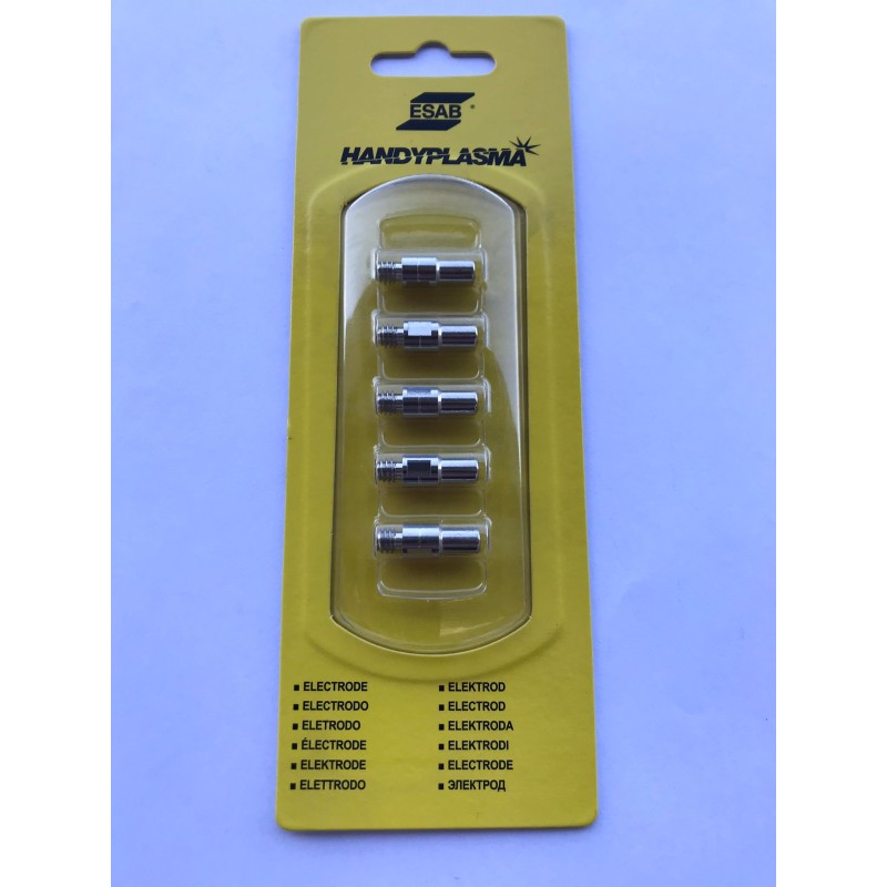 5 électrodes pour plasma Esab Handyplasma 35i - 45i
