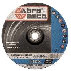 Disque de Ébarbage INOX Abra Beta A36N Argent