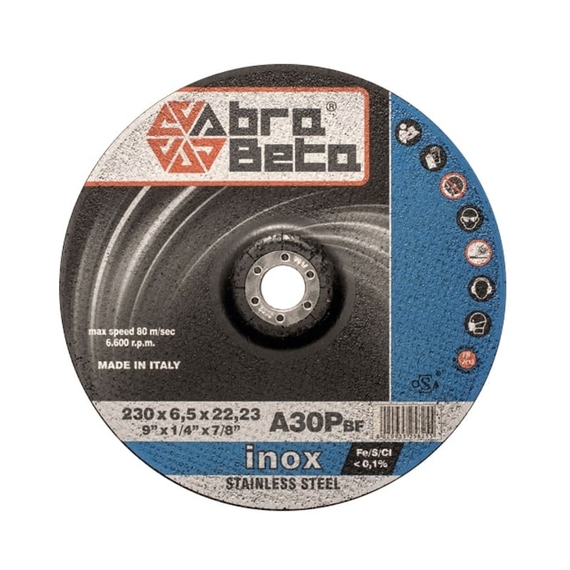 Disque de Ébarbage INOX Abra Beta A36N Argent