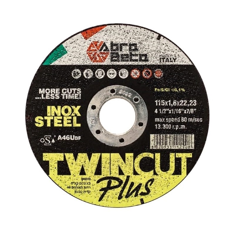 Disques Abrasifs de Coupe Abra Beta INOX/FER haute performance