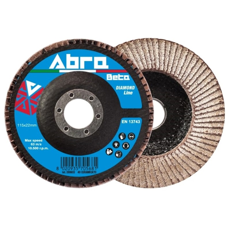 Disques abrasifs lamellaires Abra Beta pour aluminium