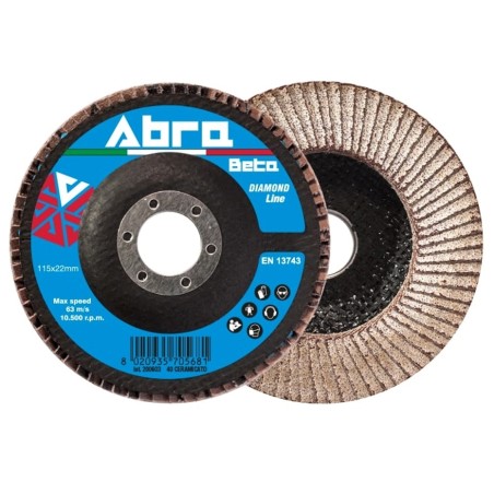 Disques abrasifs lamellaires Abra Beta pour aluminium