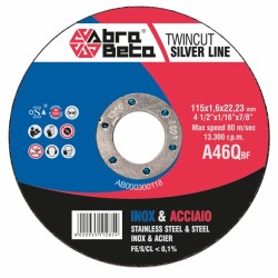 Disque de coupe Abra Beta INOX/ACIER A46Q Silver