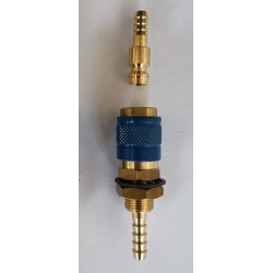 Connexion rapide au gaz.