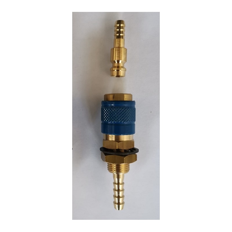 Connexion rapide au gaz.