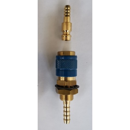 Connexion rapide au gaz.