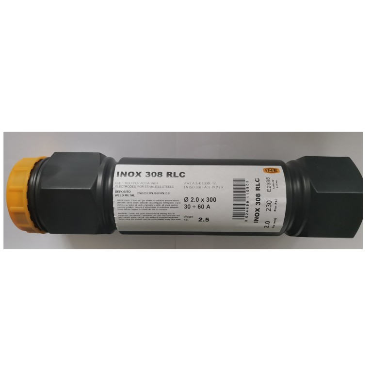 150 électrodes de soudure INOX Lincoln 308L 2x300mm