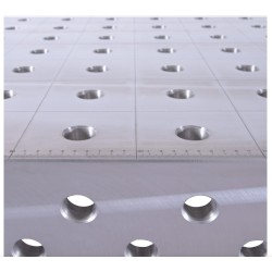 Table de soudage HERMES 1500x1000, épaisseur 25mm, trous de 28mm
