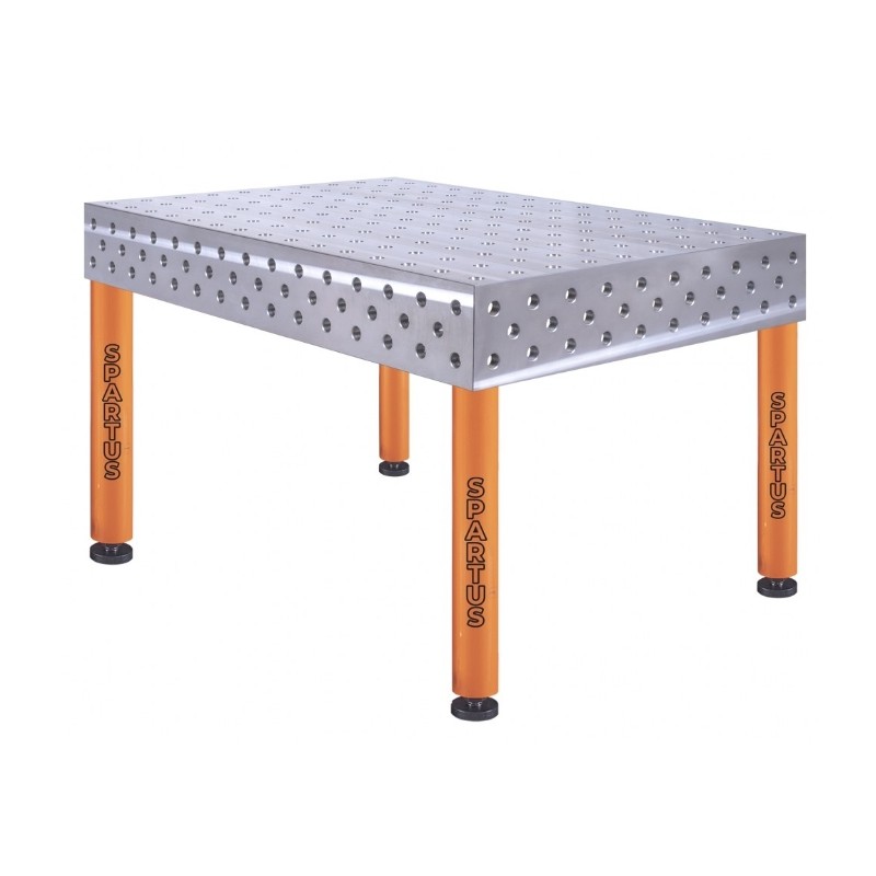 Table de soudage HERMES 1500x1000, épaisseur 25mm, trous de 28mm