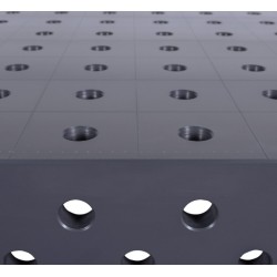 Table de soudure MAXIMUS 2000X1000, épaisseur 25mm, trous de 28mm