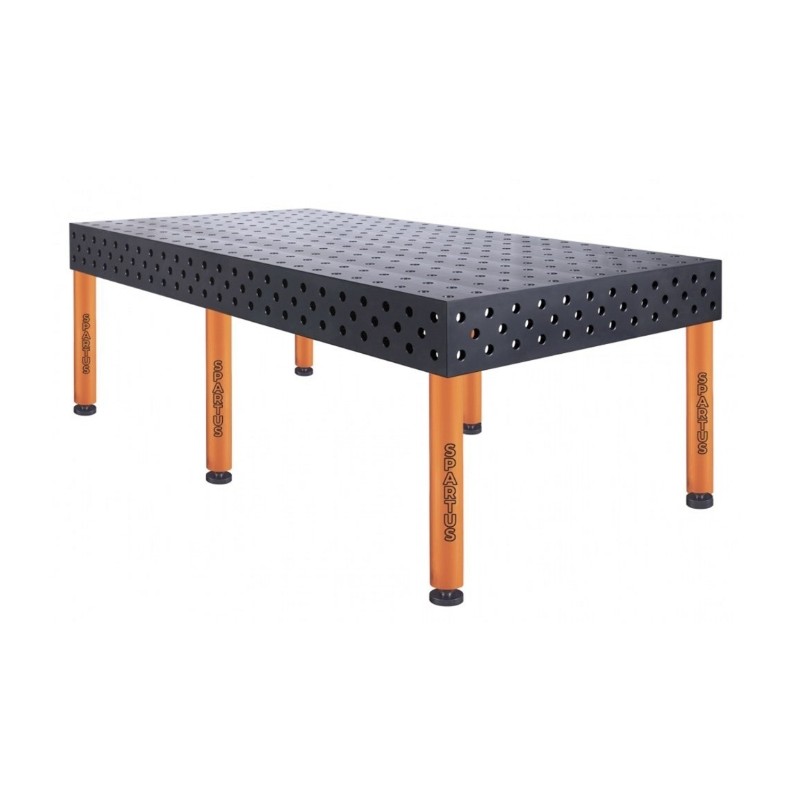 Table de soudure MAXIMUS 2400x1200, épaisseur 25 mm, trous de 28 mm, nitruré