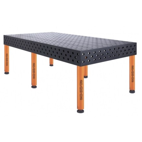 Table de soudure MAXIMUS 2400x1200, épaisseur 25 mm, trous de 28 mm, nitruré