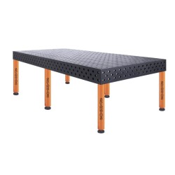 Table de soudure MAXIMUS 2400x1200, épaisseur 25 mm, trous de 28 mm, nitruré