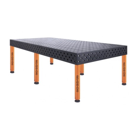 Table de soudure MAXIMUS 2400x1200, épaisseur 25 mm, trous de 28 mm, nitruré