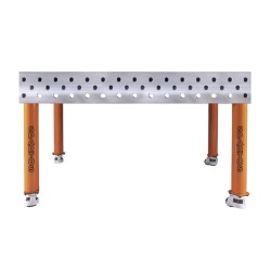 Banc de soudure HERMES 1500x1000, épaisseur 25 mm, trous de 28 mm avec ROUES