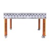 Banc de soudure HERMES 1500x1000, épaisseur 25 mm, trous de 28 mm avec ROUES