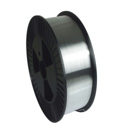 Fil d'aluminium en bobine de diamètre 200 mm, poids 2 kg