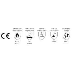 Veste en coton ignifuge bleu