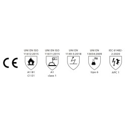 Pantalon en coton ignifuge bleu