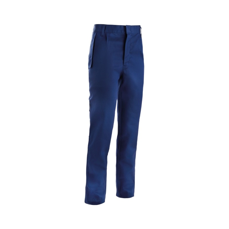 Pantalon en coton ignifuge bleu