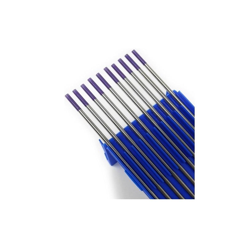 10 électrodes en tungstène cérité gris pour soudure TIG acier-acier inoxydable longueur 175 mm.