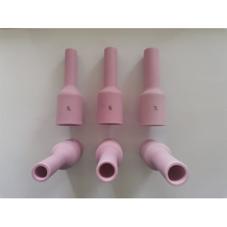 5 buses en céramique GAS LENS pour torche Tig 17 - 18 - 26