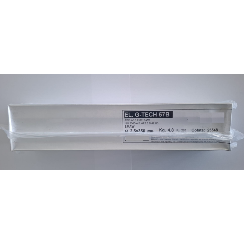 220 électrodes pour soudage CORTEN 2,5 x 350 mm