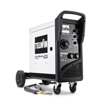 TELWIN Maxima 270 Synergic | Poste à souder multiprocédés (MMA, MIG-MAG, TIG) - 628,00 €