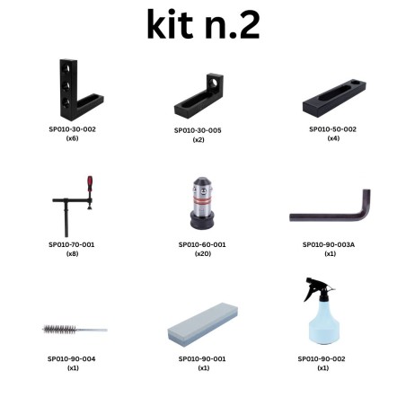 Kit n° 2 pour table de soudage à trous de 28 mm - 1 222,00 €