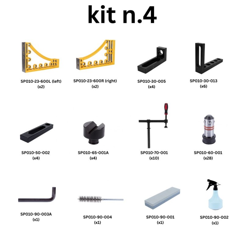 Kit n° 4 pour table de soudage, trous de 28 mm - 2 865,78 €