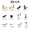 Kit n° 4 pour table de soudage, trous de 28 mm - 2 865,78 €