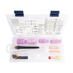 Kit consumabili standard e standard GAS LENS per torcia tig 17 - 18 - 26,  2.4mm
