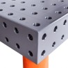 Table de soudage HERMES 1000X500, épaisseur 12 - 14 mm, trous 16 mm, avec ROUES - Top-Soudure.fr