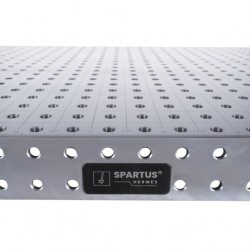 Banco per saldatura HERMES 1000X800, spessore 12 - 14mm, fori 16mm, con RUOTE