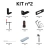 Kit N.2 per banco per saldatura fori 16mm