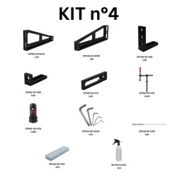 Kit N.4 per banco per saldatura fori 16mm